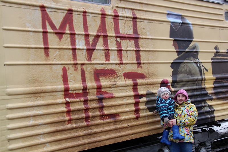 Эшелон с выставкой трофейного вооружения «Сирийский перелом» побывал в Уфе