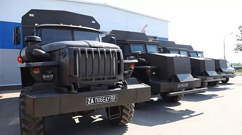 Из Башкирии в зону спецоперации предприятие «Башнефтегеофизика» отправила бронированную технику