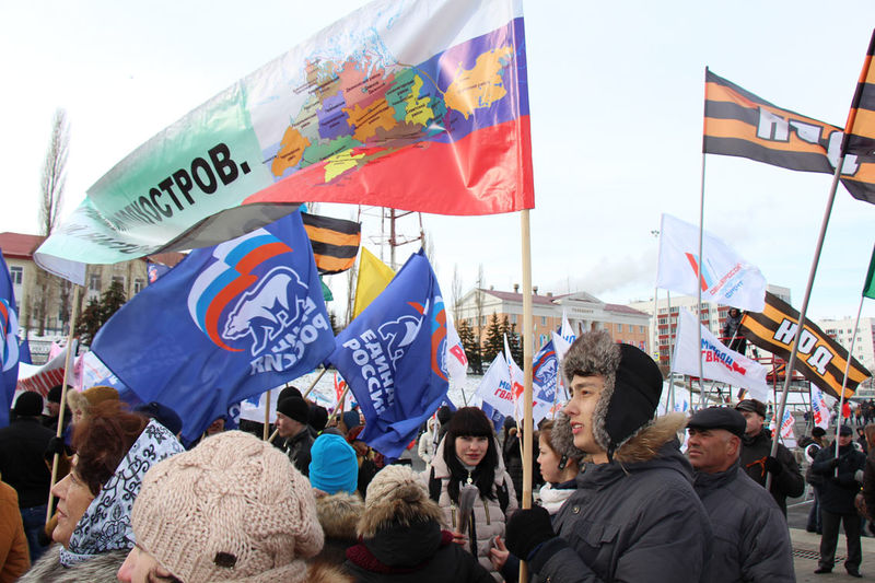 В Уфе прошел митинг-концерт «Крым наш!»