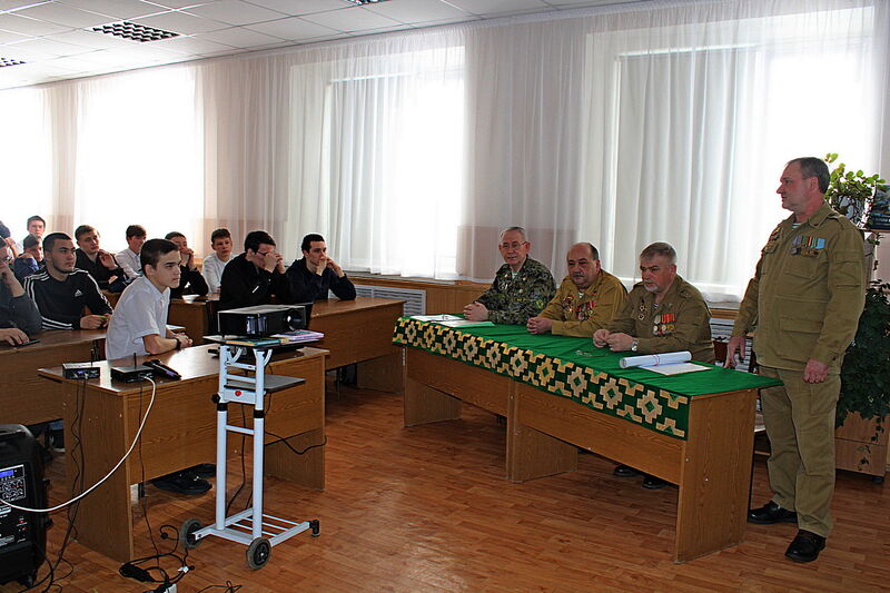 Встреча с ветеранами-«афганцами» в Белебеевском колледже механизации и электрификации