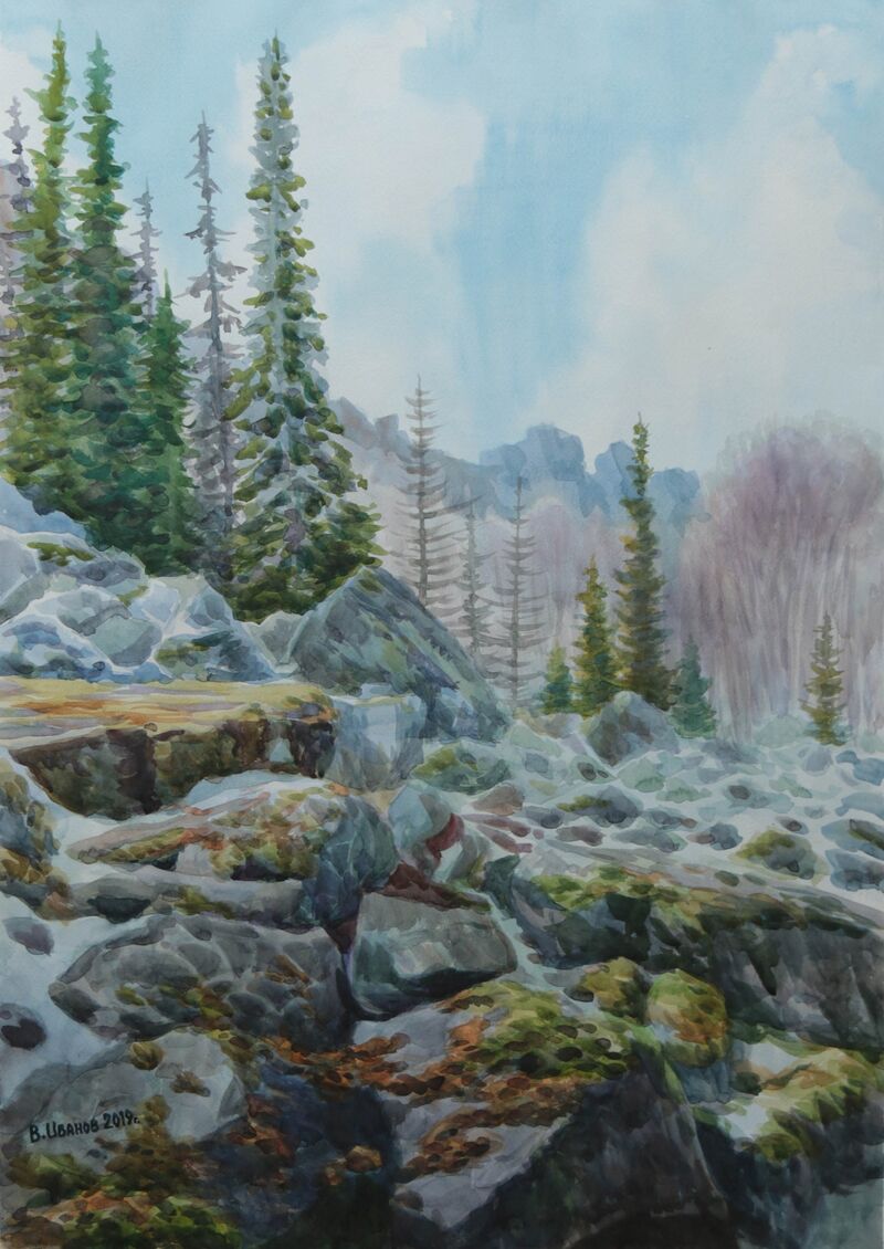 «О России с любовью»: выставка картин Виктора Иванова в выставочном зале «Ижад»