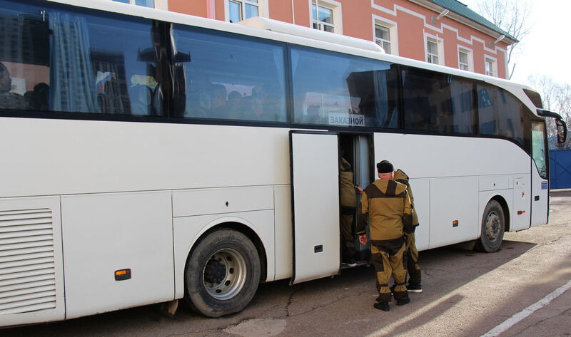 Из Уфы на Донбасс отправилась большая группа добровольцев