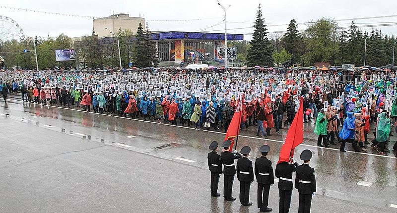 В День Победы в Уфе продлят маршрут шествия «Бессмертного полка»