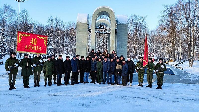 В Стерлитамаке отметили 42-ю годовщину со дня ввода Советских Войск в Республику Афганистан