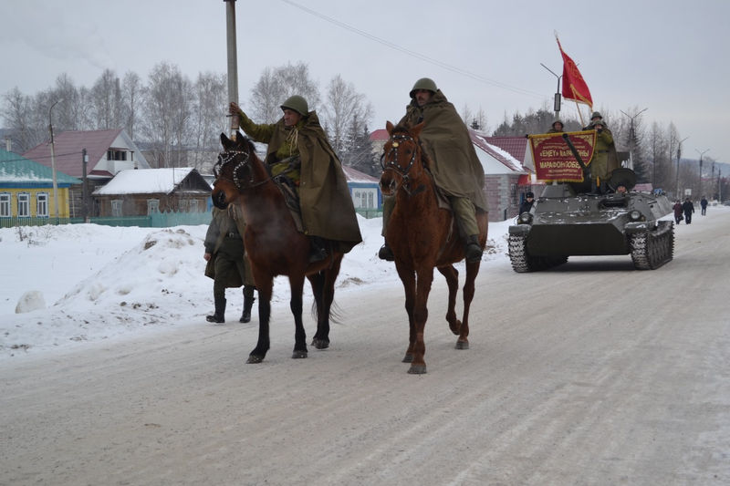 Кигинский район передал Уфе эстафету марафона Победы