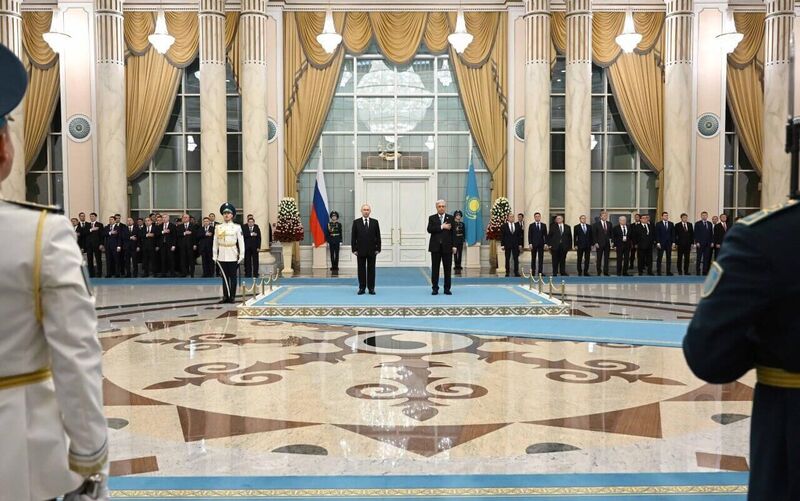 Президент России Владимир Путин прибыл в Казахстан с государственным визитом