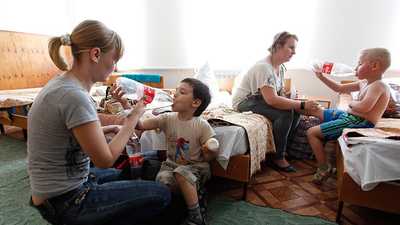 В Уфе оказывают помощь беженцам с Украины