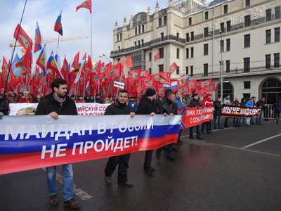 Более 3 тысяч ветеранов Афганистана приняли участие в акции движения «Антимайдан»