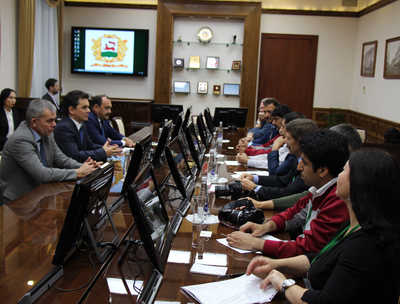 Встреча с афганской делегацией в Администрации г. Уфы